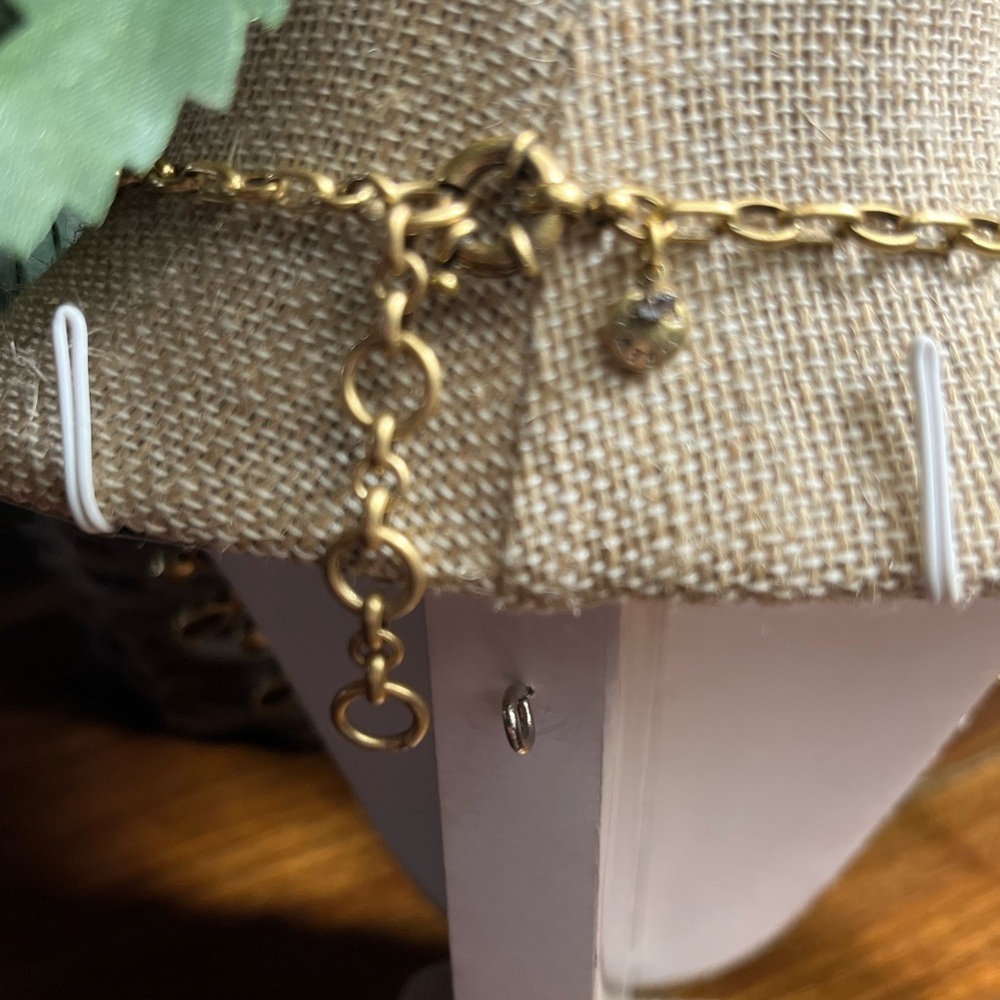 J. Crew Yellow and Gold Geometric Necklace Vintage beautiful - Picture 5 of 7